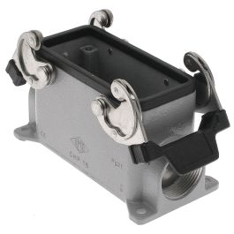 Standard, Rectangular Base, Double Latch, Surface mount, size 77.27, Side PG21 cable entry