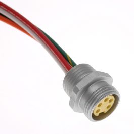 Cordset; 4-wire; Male straight/Open end; 5m; 16AWG; SAC-4P-MINMS/ 5; 0-U20 Cordset; 4-wire; Male straight/Open end; 5m; 16AWG; SAC-4P-MINMS/ 5; 0-U20